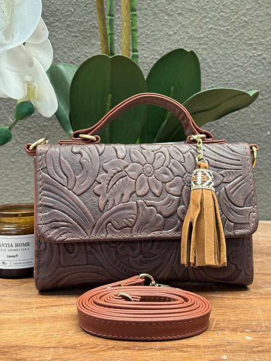 CROSSBODY DELIA 1 CHICA CHOCOLATE