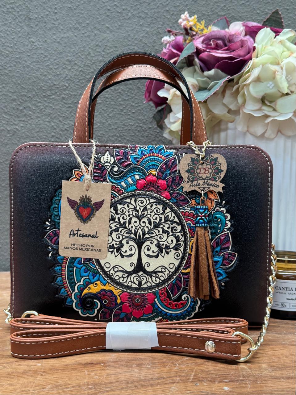 DB CROSSBODY ARBOL DE LA VIDA NEGRO
