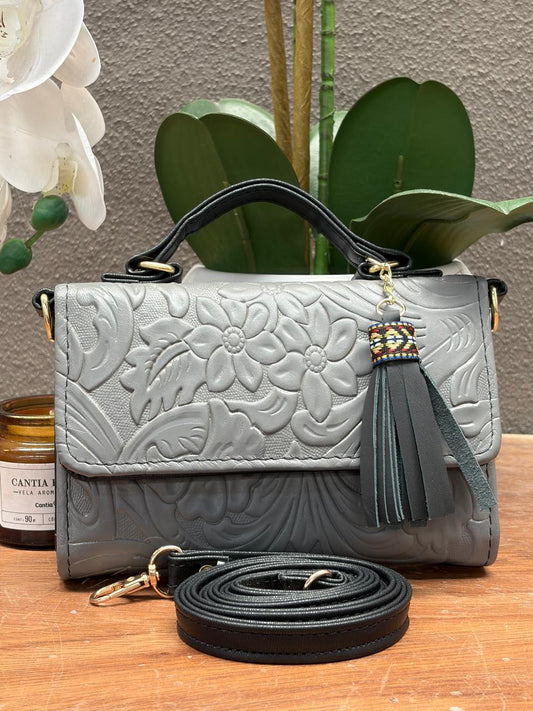 CROSSBODY DELIA 1 CHICA GRIS