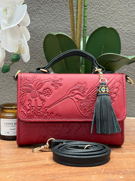 CROSSBODY DELIA 1 CHICA COLIBRI ROJO