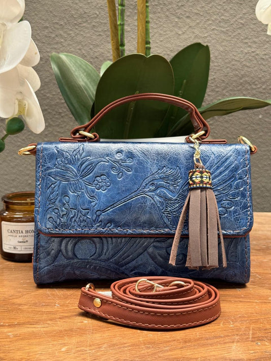 CROSSBODY DELIA 1 CHICA INDIGO COLIBRI
