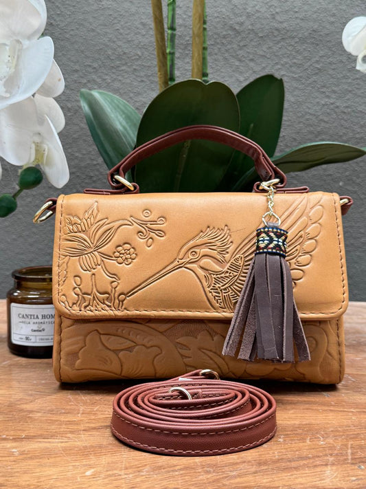 CROSSBODY DELIA 1 CHICA COLIBRI AVELLANA