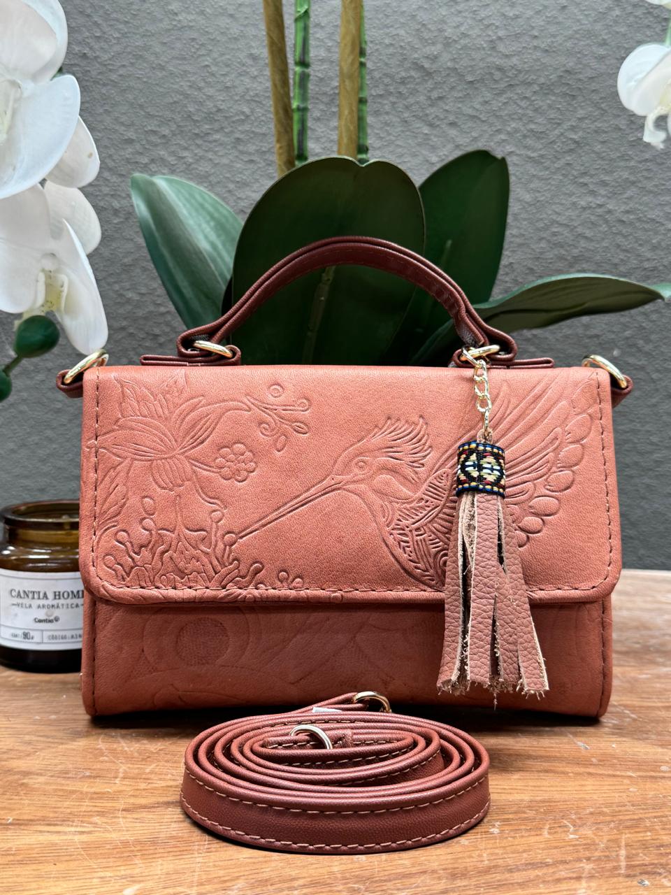 CROSSBODY DELIA 1 CHICA COLIBRI LADRILLO