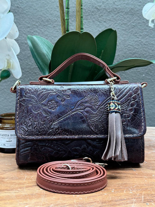 CROSSBODY DELIA 1 CHICA COLIBRI BORGOÑA