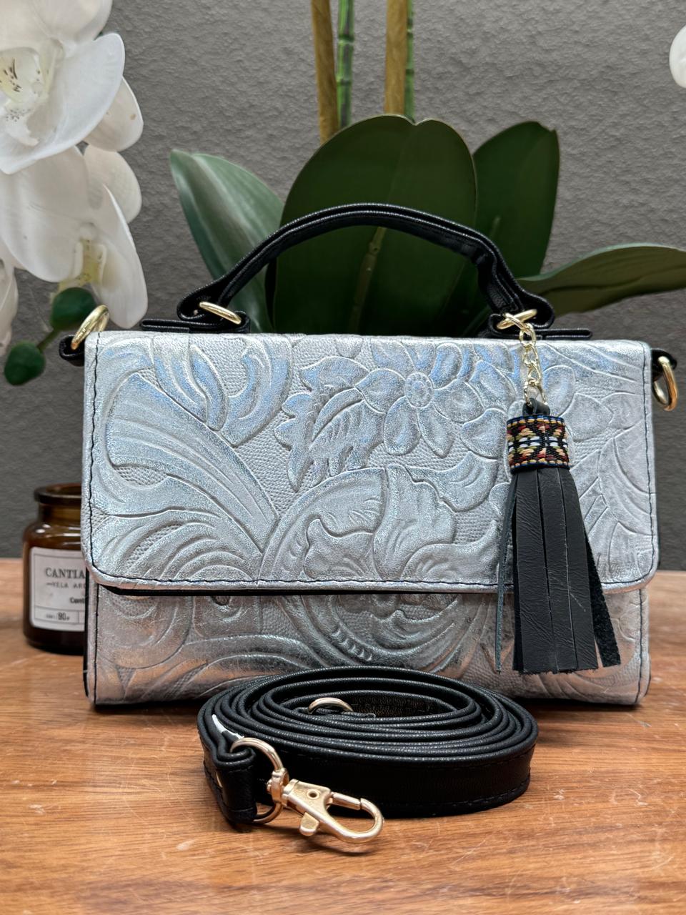 CROSSBODY DELIA 1 CHICA PRIMAVERA PLATA