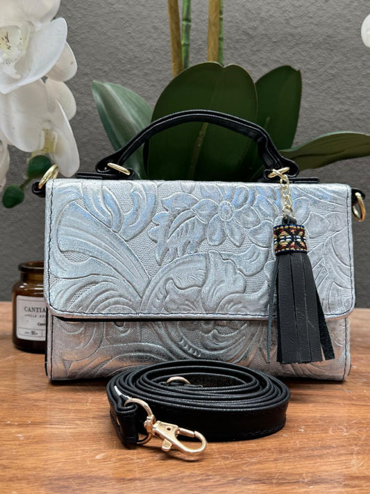 CROSSBODY DELIA 1 CHICA PRIMAVERA PLATA