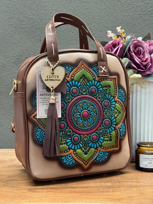UB MOD ARTESANAL MOCHILA BOMBA MAQUILLAJE MANDALA
