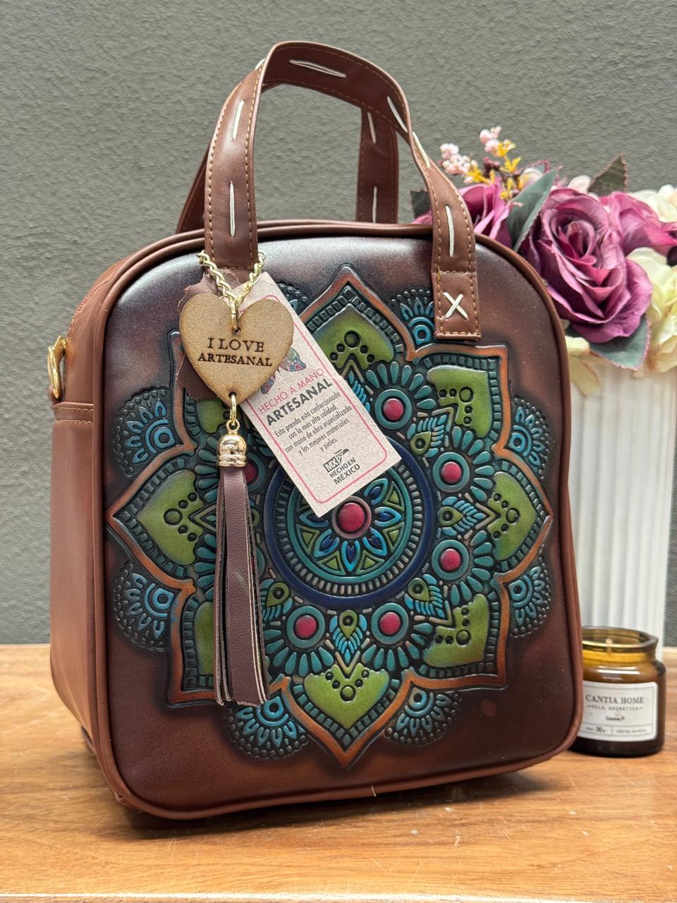 UB MOD ARTESANAL MOCHILA BOMBA CAFE MANDALA