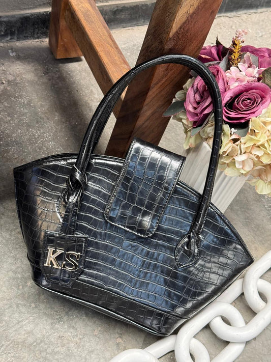 BOLSO ATENEA DRILO NEGRO