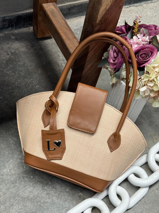 BOLSO ATENEA NATURAL/CAMEL