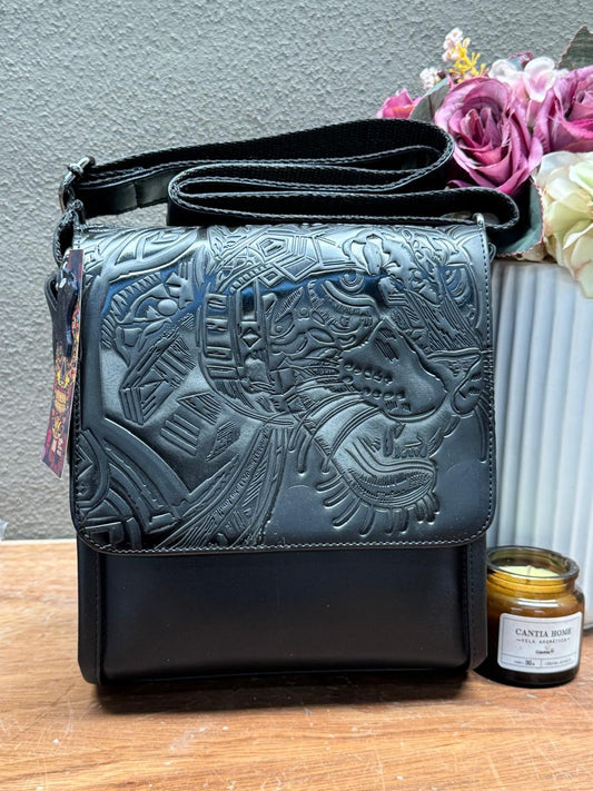 UB MOD ARTESANAL VAQUERA NEGRO GRABADO