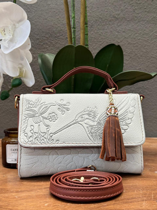 CROSSBODY DELIA 1 CHICA COLIBRI CEMENTO