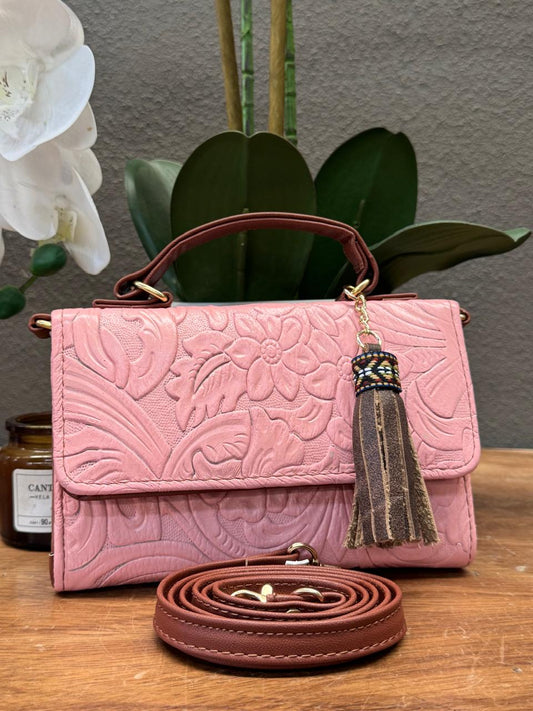 CROSSBODY DELIA 1 CHICA ROSA PASTEL