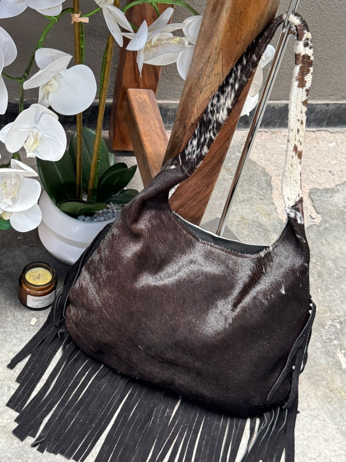BOLSA ALYSSA BARBAS NEGRO