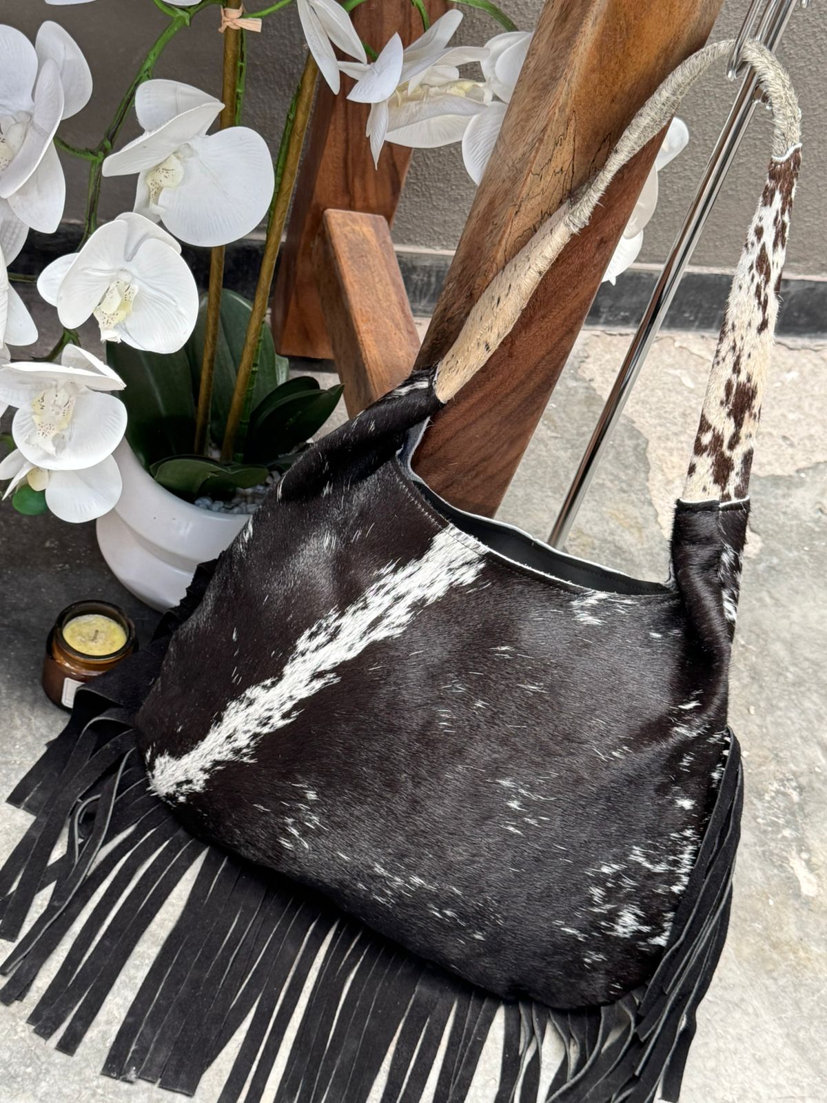 BOLSA ALYSSA BARBAS NEGRO