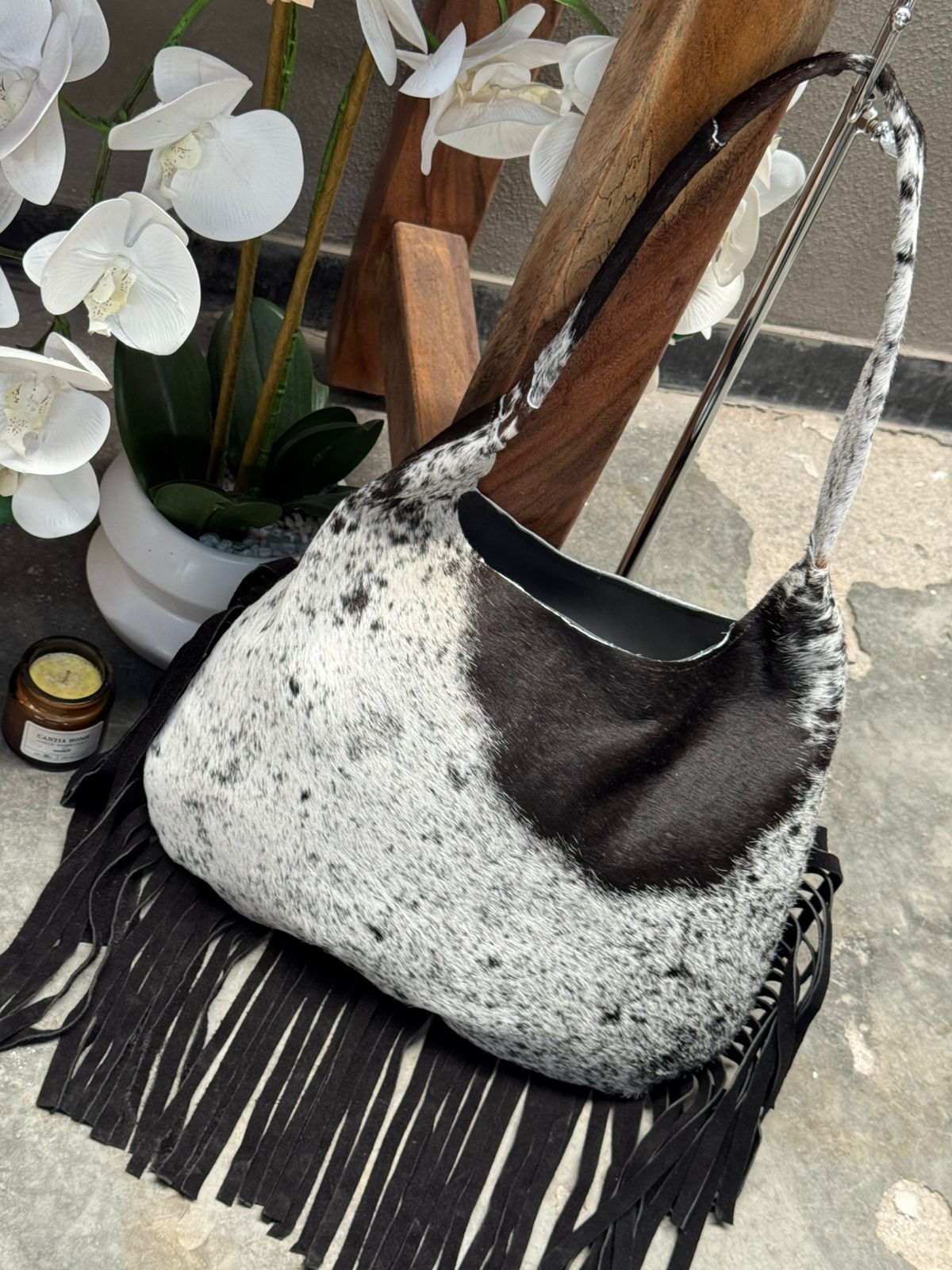 BOLSA ALYSSA BARBAS NEGRO