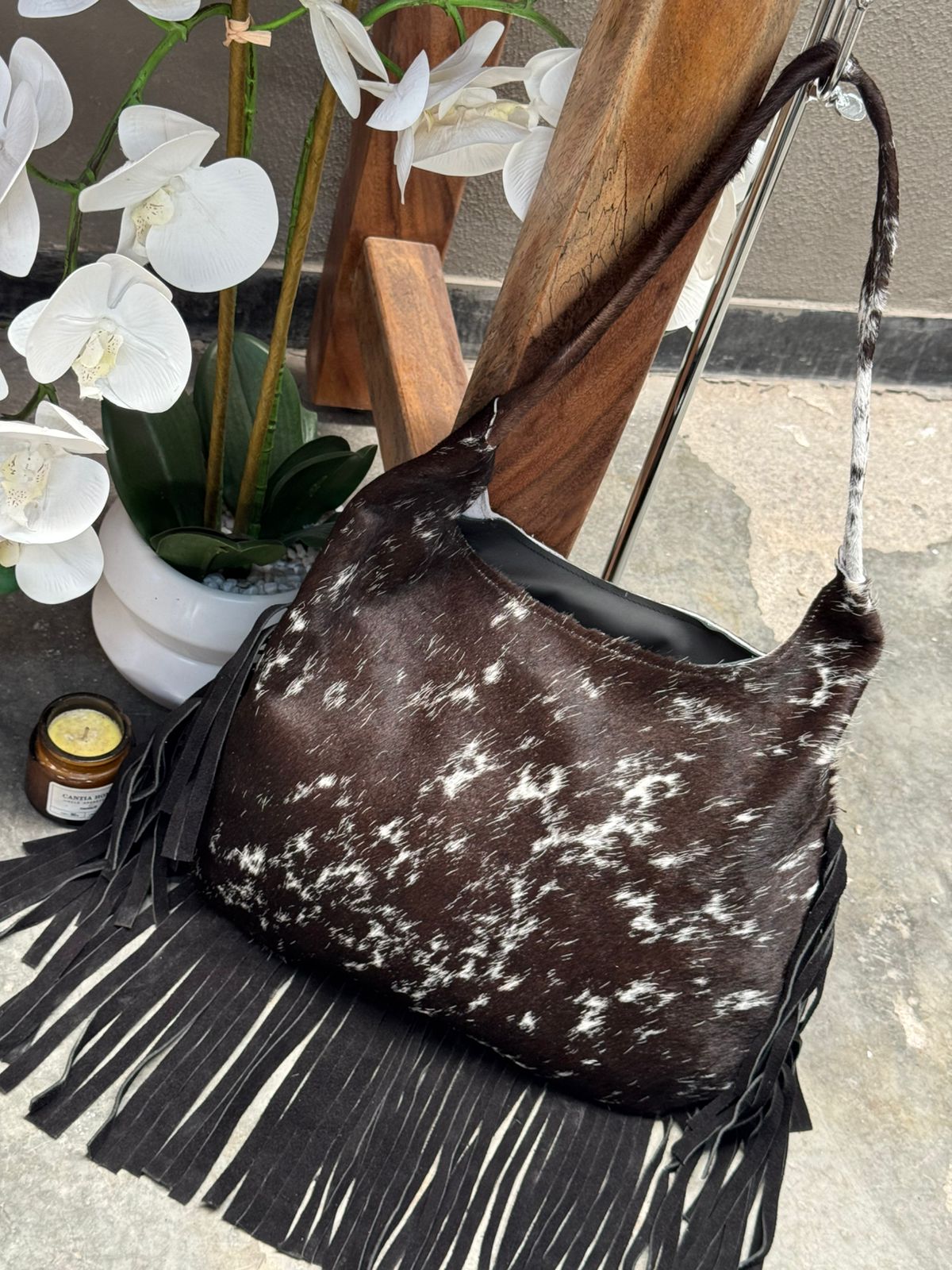 BOLSA ALYSSA BARBAS NEGRO