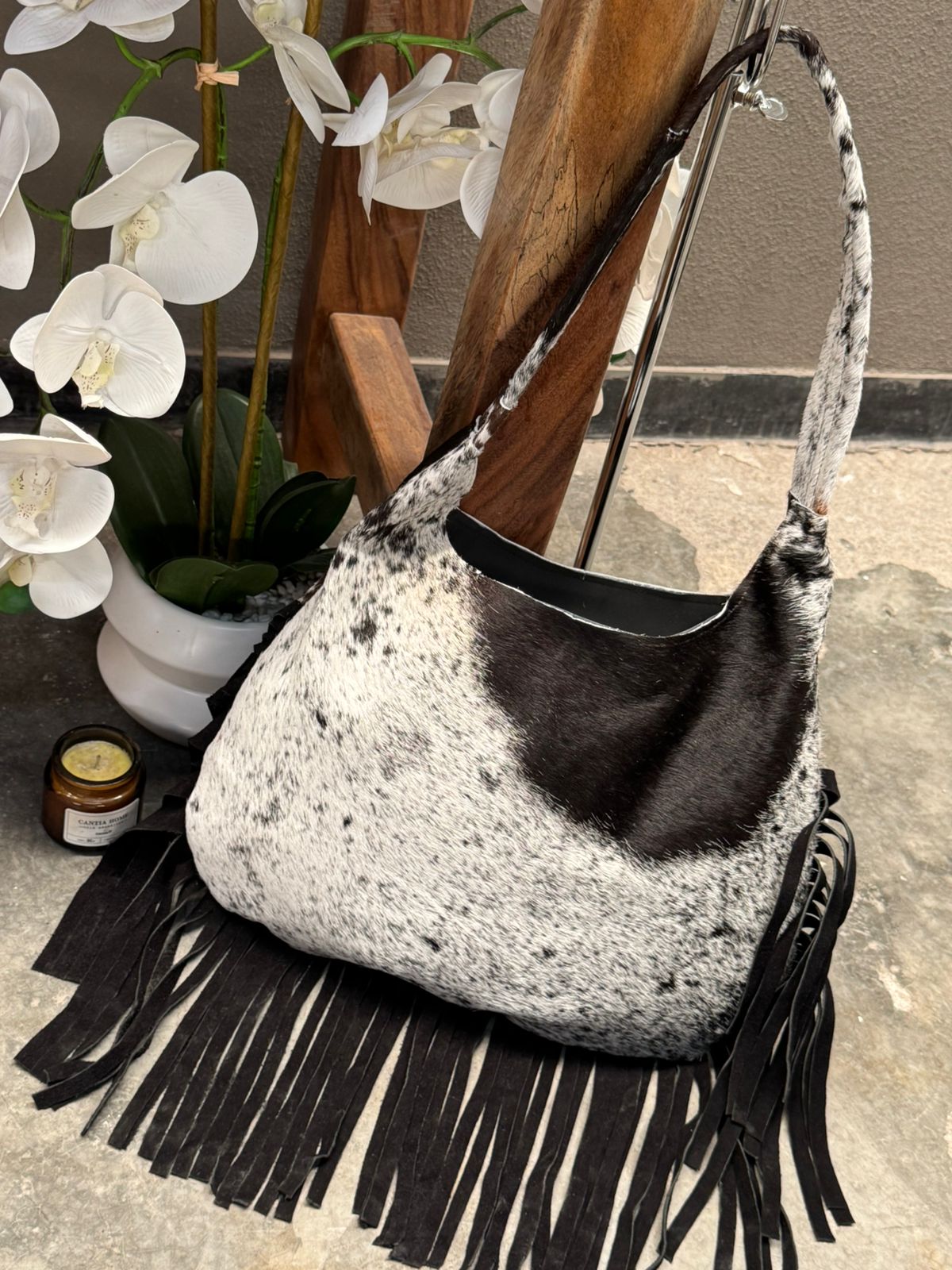 BOLSA ALYSSA BARBAS NEGRO