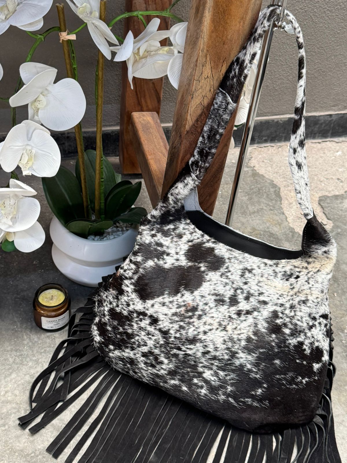 BOLSA ALYSSA BARBAS NEGRO
