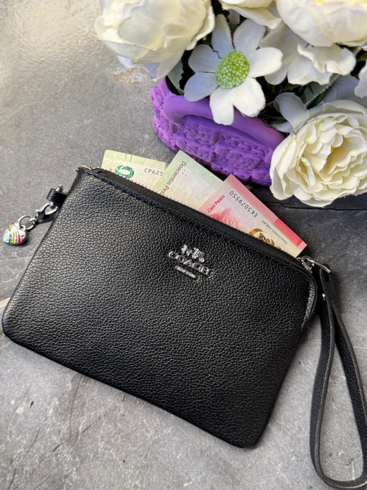 MUÑEQUERA COACH NEGRO LISO