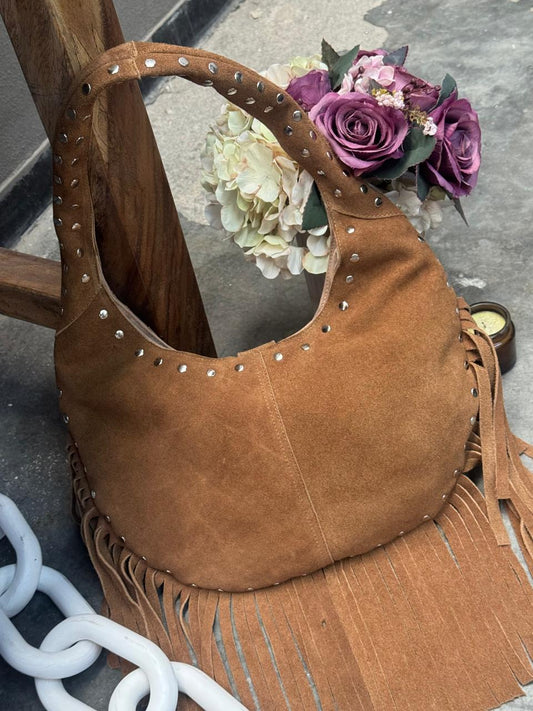 BOLSO MONTANA CAMELLO BARBAS