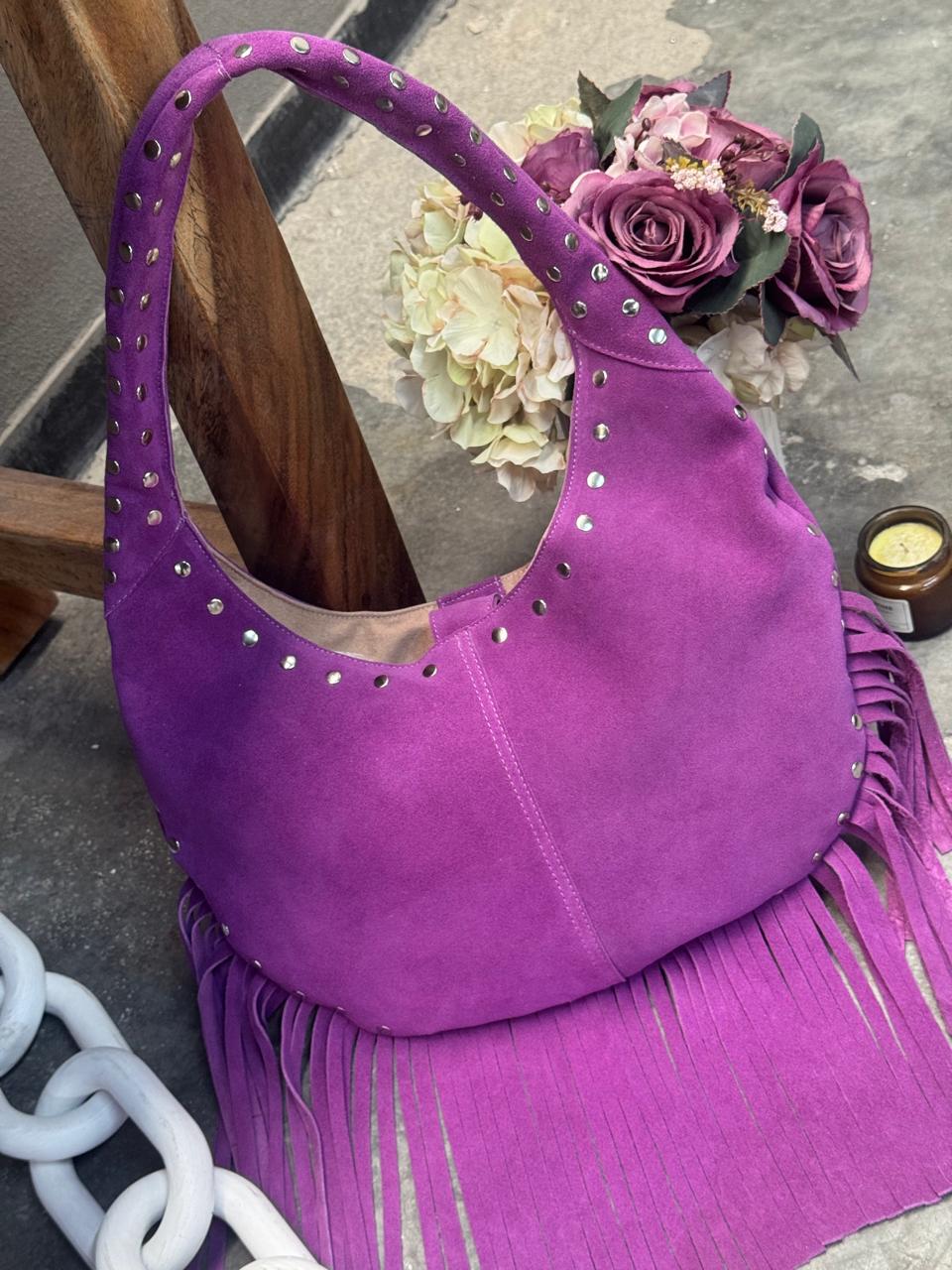 BOLSO MONTANA LILA BARBAS