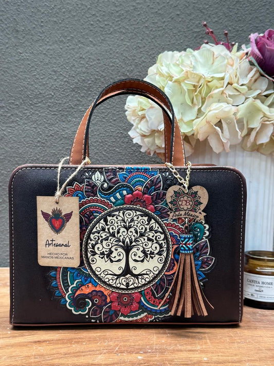 DB CROSSBODY ARBOL DE LA VIDA NEGRO