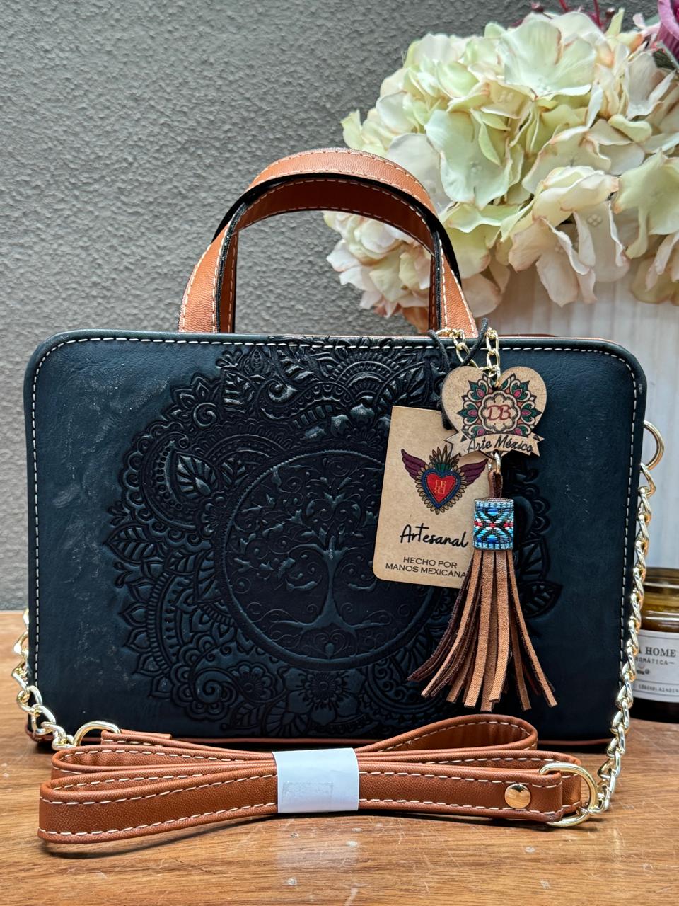 DB CROSSBODY ARBOL DE LA VIDA SERATOGA AZUL