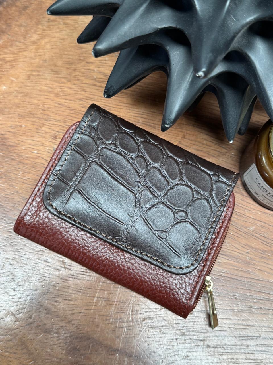 CARTERA PIEL KENYA EXOTICO COCOA