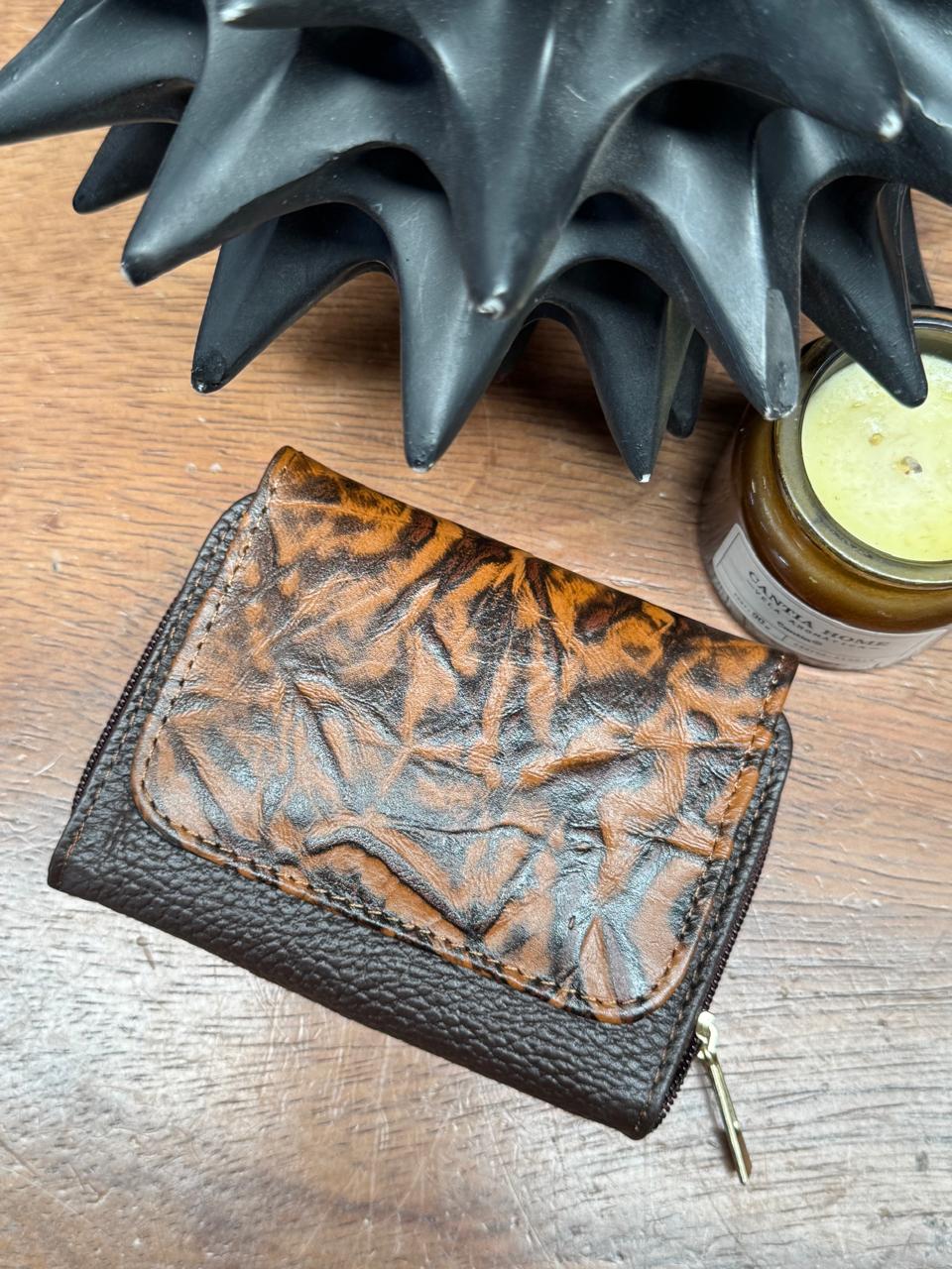 CARTERA PIEL KENYA EXOTICO CAFE