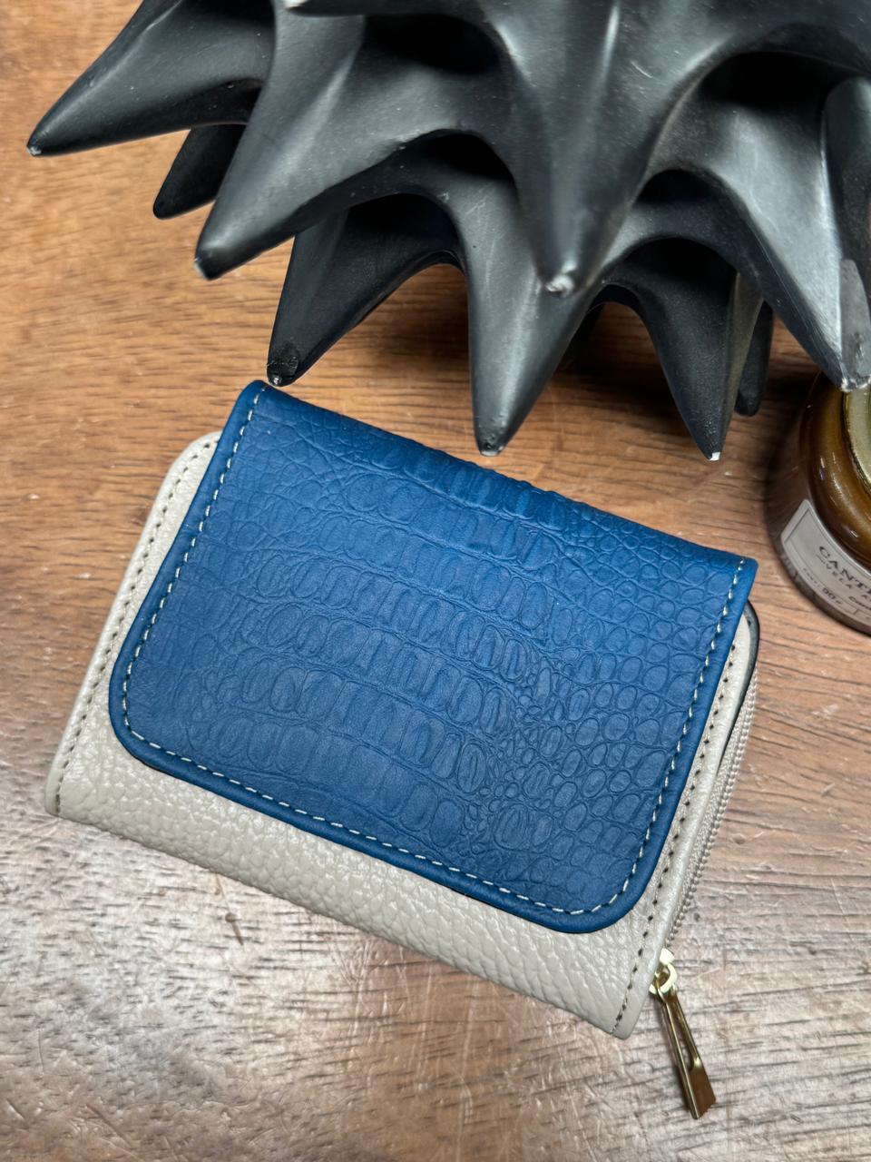 CARTERA PIEL KENYA EXOTICO HUESO