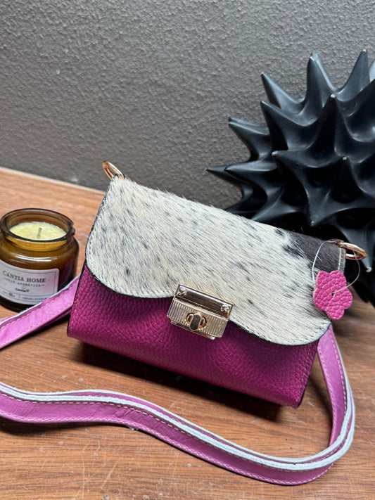 MINI BOLSO PELO VARIABLE PIEL FIUSHA