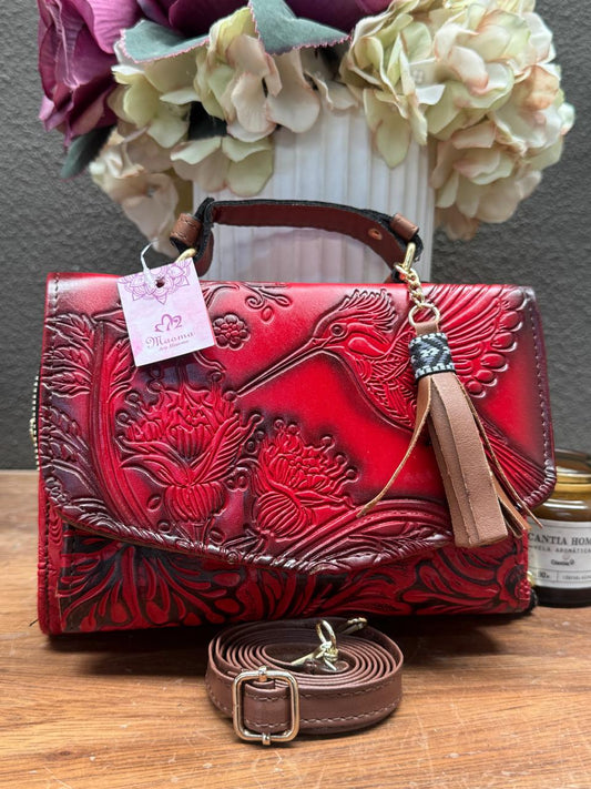 MAOMA DELIA DOBLE COLIBRI ROJO