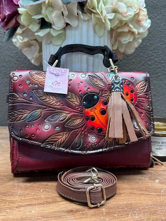 MAOMA DELIA DOBLE CATARINAS ROJO