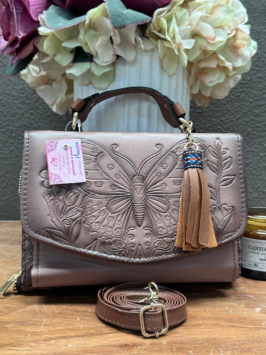 MAOMA DELIA DOBLE MARIPOSA PALO DE ROSA
