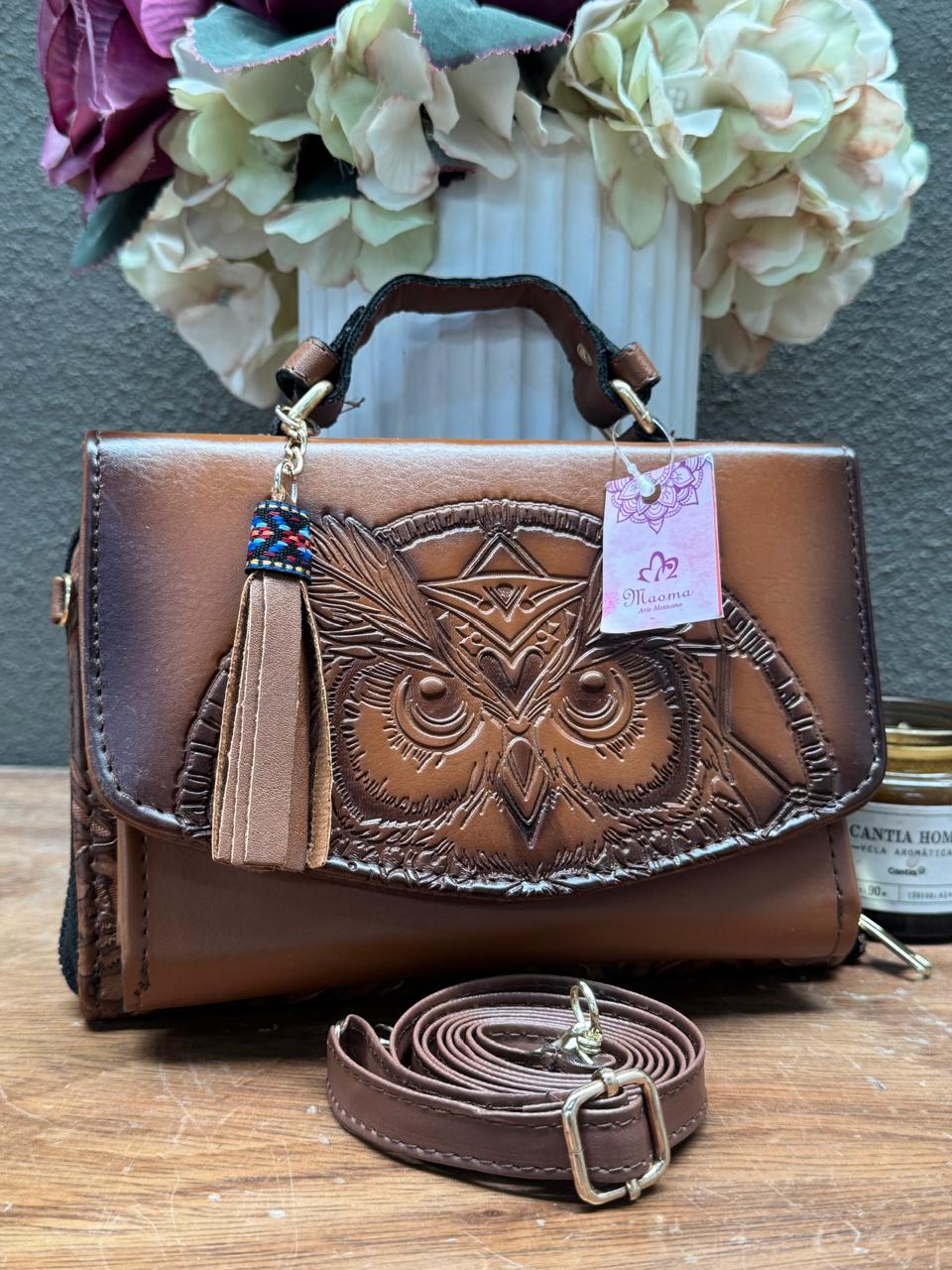 MAOMA DELIA DOBLE BUHO CAMEL