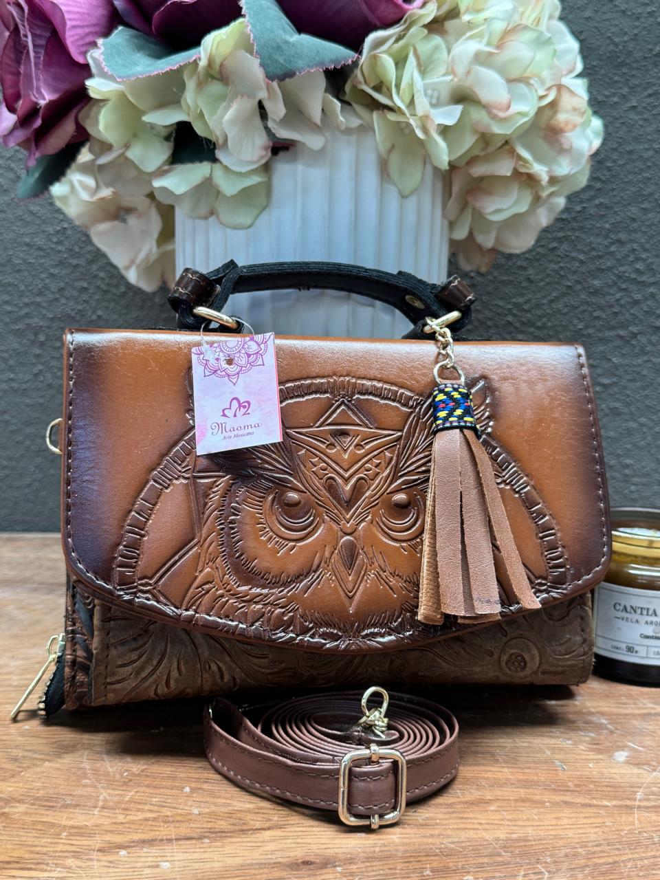 MAOMA DELIA DOBLE BUHO CAMEL