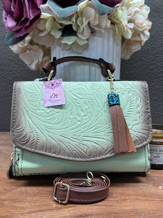 MAOMA DELIA DOBLE FLORES Y HOJAS LIMON