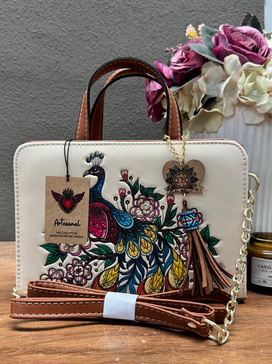 DB CROSSBODY PAVORREAL HUESO