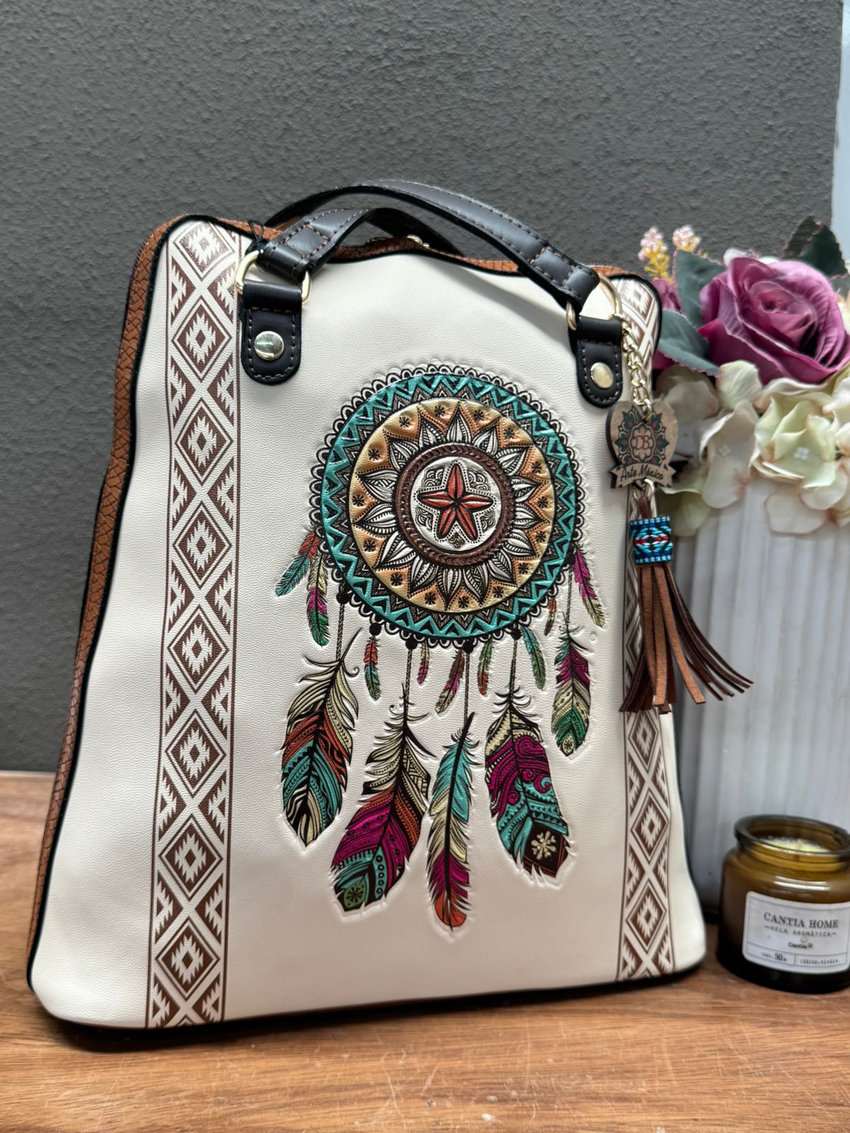 DB MOCHILA CAPRI ATRAPASUEÑOS HUESO