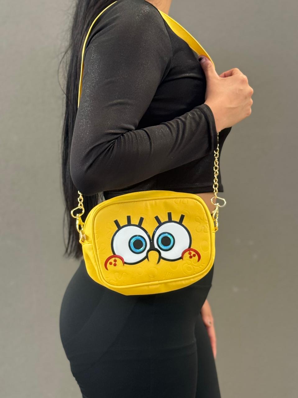 BOLSO/CANGUERERA PERSONAJE BOB ESPONJA