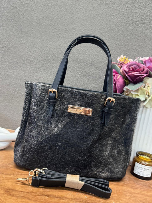 BOLSA ALEXA COLOR NEGRO PELO