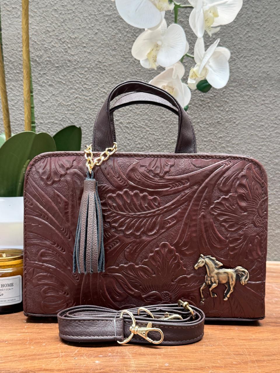 CROSSBODY ARTESANAL TANIA GRABADO FLORES COMINO