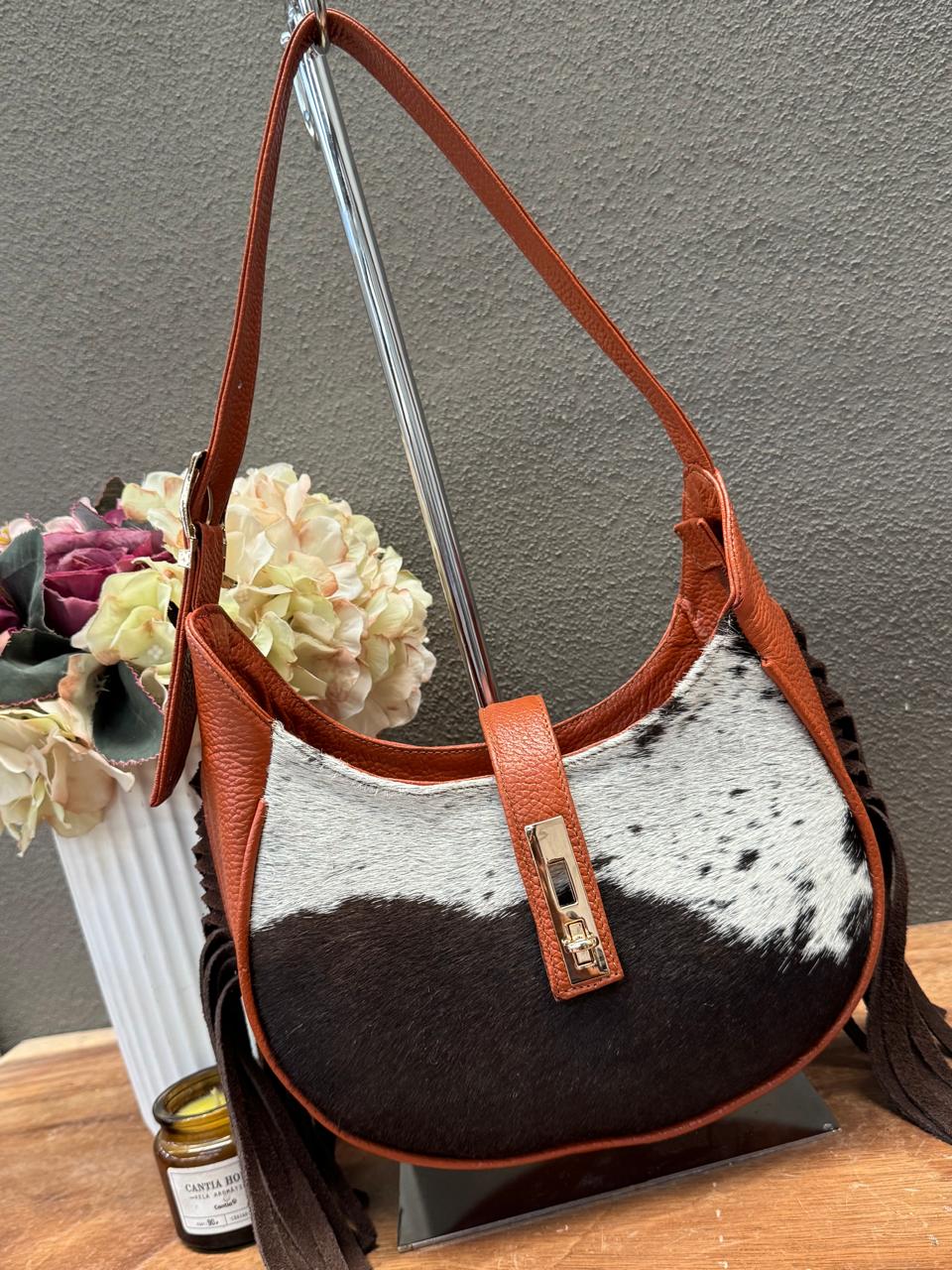 BOLSA BAGUETTE COW SHEDRON