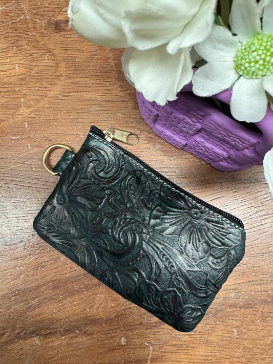 MONEDERO ZURI VERDE BOTELLA/NEGRO