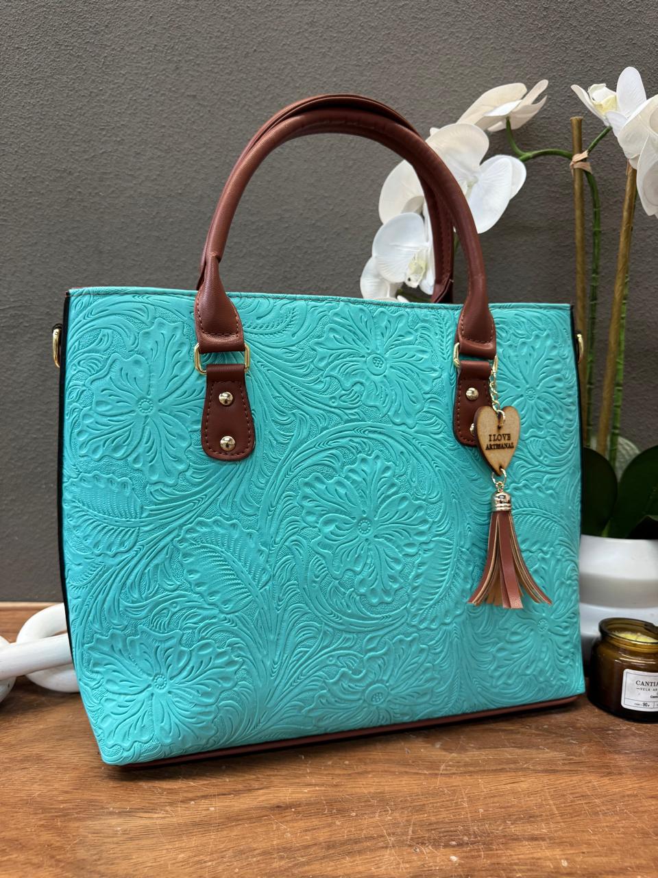 MONTECARLO CINCELADA FLORES AQUA