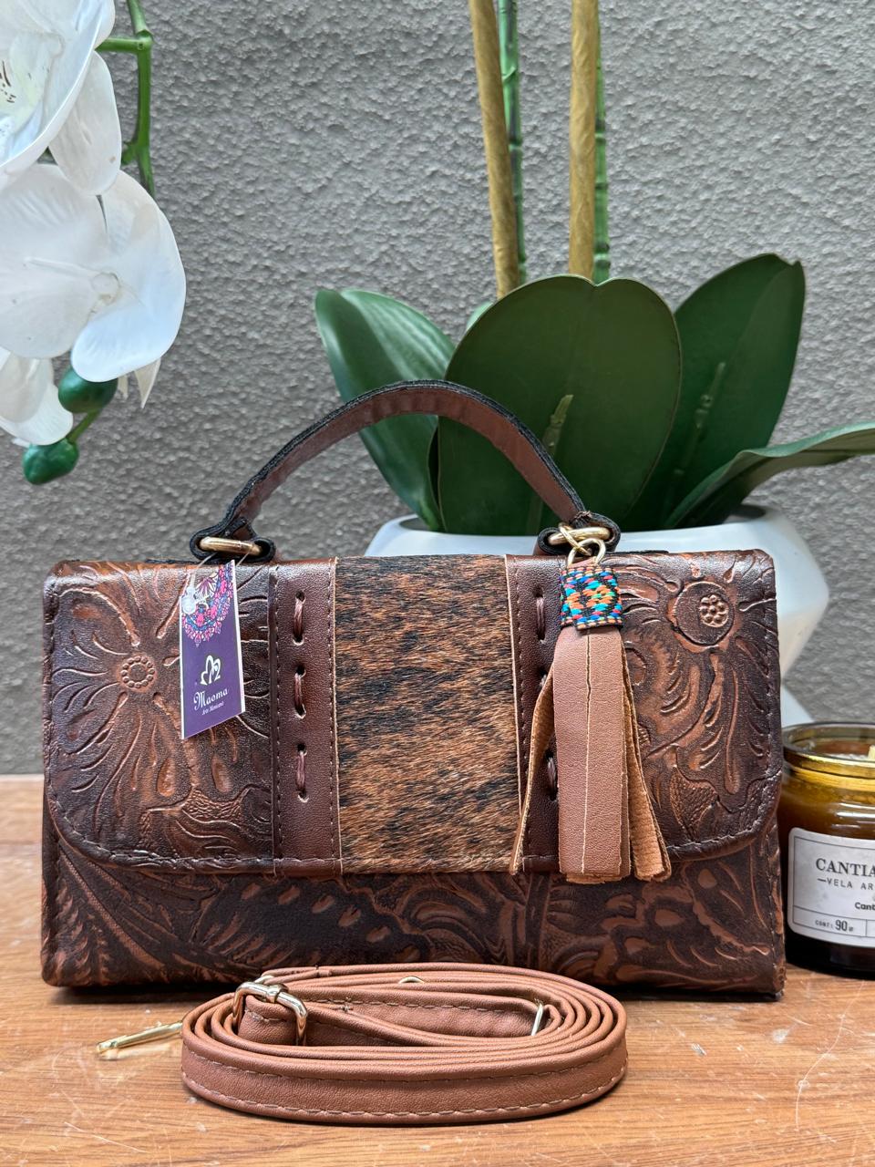 MAOMA DELIA 1.0 FRANJA PELO CAMEL