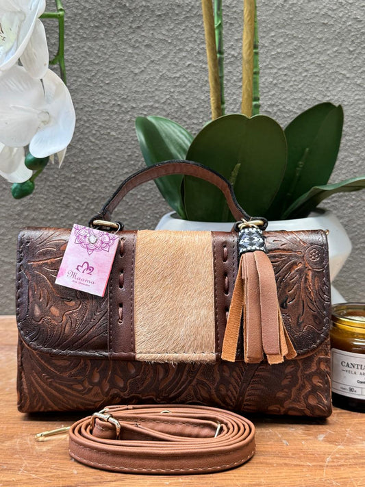 MAOMA DELIA 1.0 FRANJA PELO CAMEL