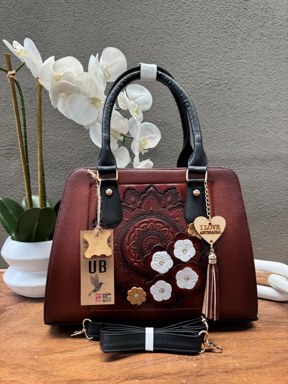 UB MOD ARTESANAL CATALINA MANDALA BLANCO/MARRON