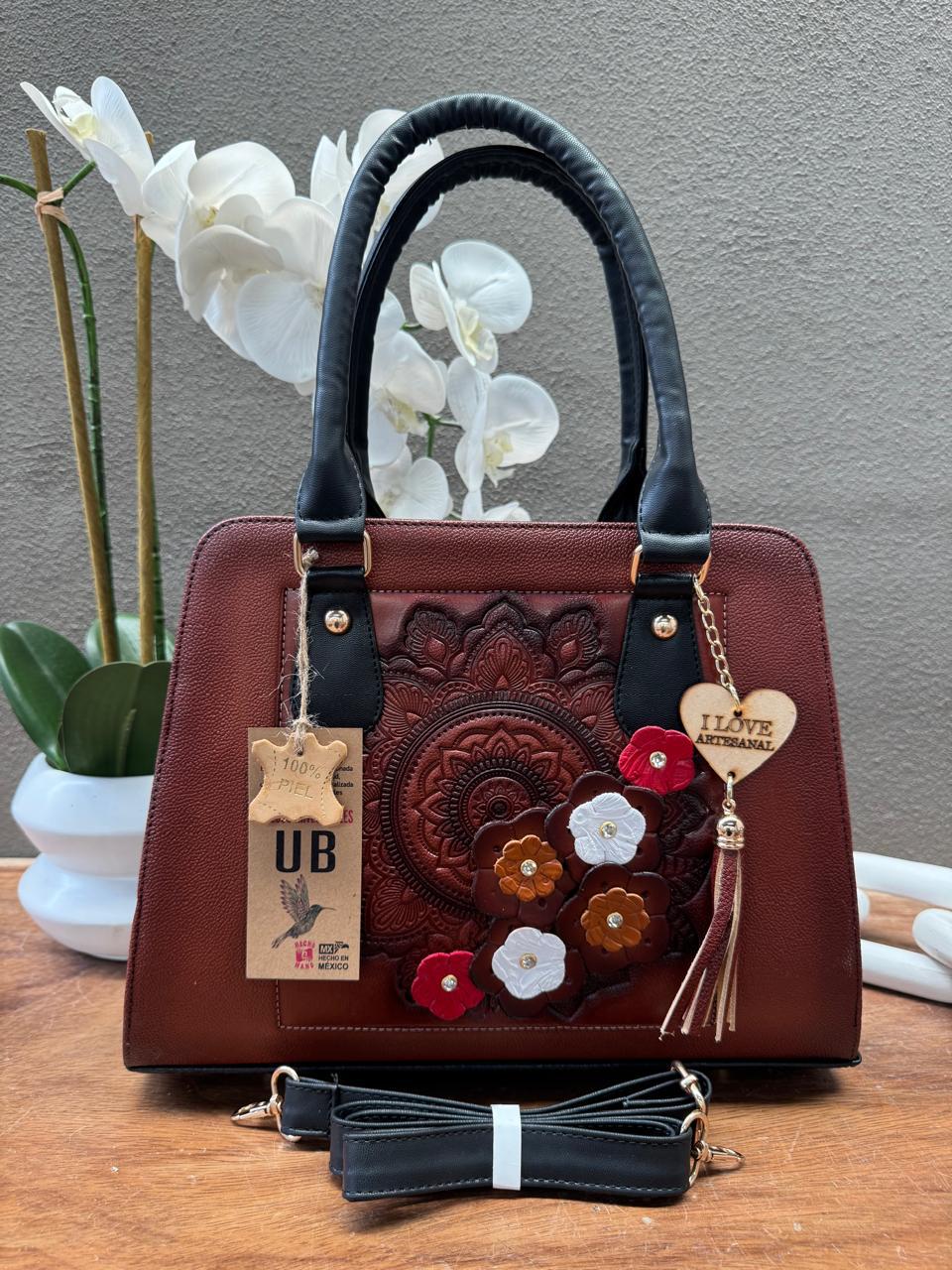UB MOD ARTESANAL CATALINA MANDALA BLANCO/MARRON